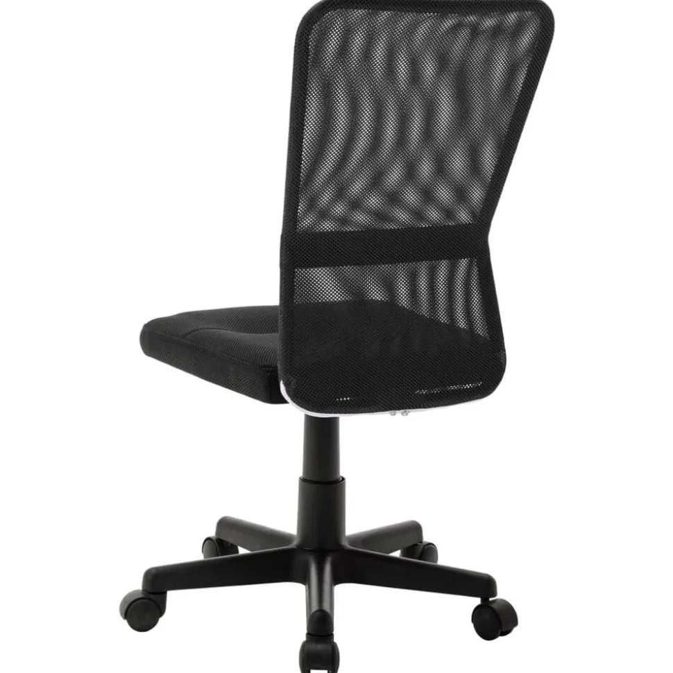 vidaXL Kantoorstoel 44x52x100 cm mesh stof zwart