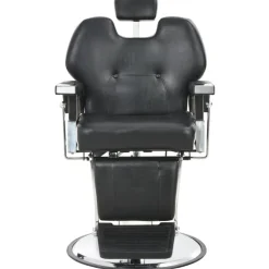 vidaXL Kappersstoel 72x68x98 cm kunstleer zwart