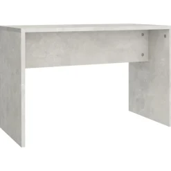 vidaXL Kaptafelkruk 70x35x45 cm bewerkt hout betongrijs