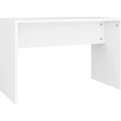 vidaXL Kaptafelkruk 70x35x45 cm bewerkt hout wit