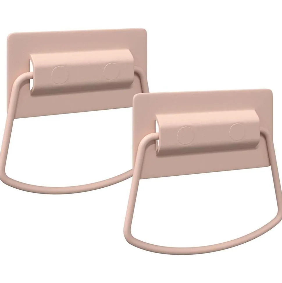 vidaXL Kast Handvatten 2 pcs Roze 85 x 45 mm Metaal