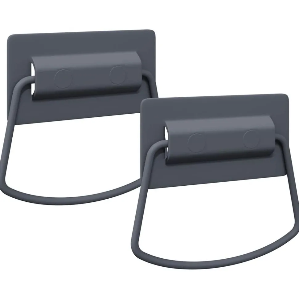 vidaXL Kast Handvatten 2 pcs Antraciet 85 x 45 mm Metaal