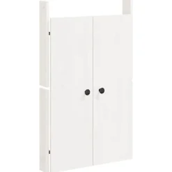 vidaXL Kastdeurtjes voor buitenkeuken MEPPEL 50x9x82 cm grenenhout wit