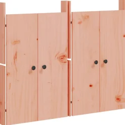 vidaXL Kastdeurtjes voor buitenkeuken MEPPEL 2 st 50x9x82 cm douglashout