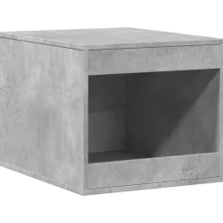 vidaXL Kattenbakkast 47x59x42 cm bewerkt hout betongrijs
