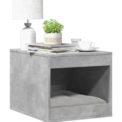 vidaXL Kattenbakkast 47x59x42 cm bewerkt hout betongrijs
