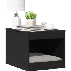 vidaXL Kattenbakkast 47x59x42 cm bewerkt hout zwart