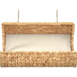 vidaXL Kattenbed met kussen 37x20x20 cm waterhyacint