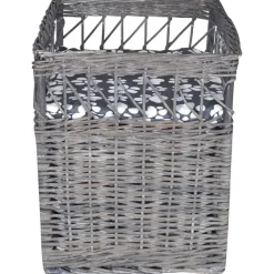 vidaXL Kattenbed/huis/krabpaal met kussen vierkant wilgen