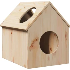 vidaXL Kattenhuis 41x50x50 cm massief grenenhout