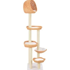 vidaXL Kattenkrabpaal met sisal krabpaal natuurlijk wilgenhout