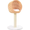 vidaXL Kattenkrabpaal met sisal krabpaal natuurlijk wilgenhout