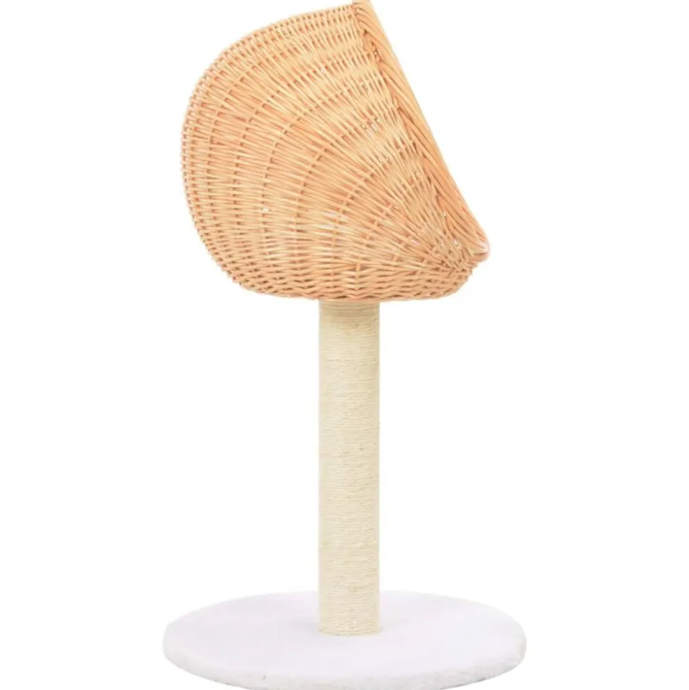 vidaXL Kattenkrabpaal met sisal krabpaal natuurlijk wilgenhout