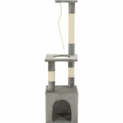 vidaXL Kattenkrabpaal met sisal krabpalen 109 cm grijs