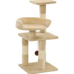 vidaXL Kattenkrabpaal met sisal krabpalen 65 cm beige