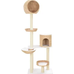 vidaXL Kattenkrabpaal met sisal krabpaal zeegras