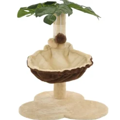 vidaXL Kattenkrabpaal met sisal krabpaal 50 cm beige en bruin
