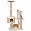 vidaXL Kattenmeubel met krabpalen 123 cm zeegras