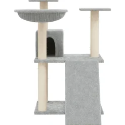 vidaXL Kattenmeubel met sisal krabpalen 83 cm lichtgrijs