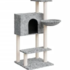 vidaXL Kattenmeubel met sisal krabpalen 108,5 cm lichtgrijs