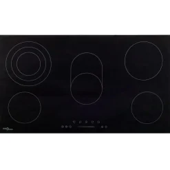 vidaXL Keramische kookplaat 5 kookzones aanraakbediening 8500 W 77 cm