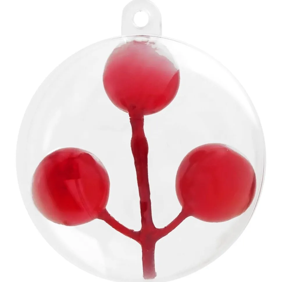 vidaXL Kerstbal Set 50 pcs Doorzichtig Ø 5 cm