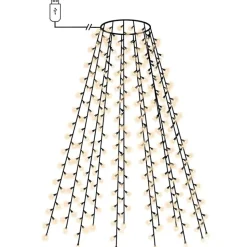 vidaXL Kerstboomverlichting met 150 LED's koudwit net 150 cm