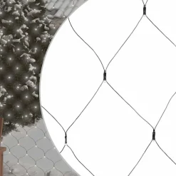 vidaXL Kerstnetverlichting 204 LED's binnen en buiten 3x2 m koudwit