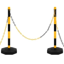 vidaXL Kettingpalenset met kunststof ketting 10 m