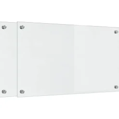 vidaXL Keukenachterwand 2 pcs Doorzichtig 70 x 40 cm gehard glas