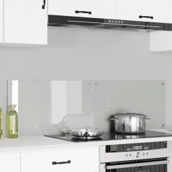 vidaXL Keukenachterwand 2 pcs Doorzichtig 70 x 40 cm gehard glas