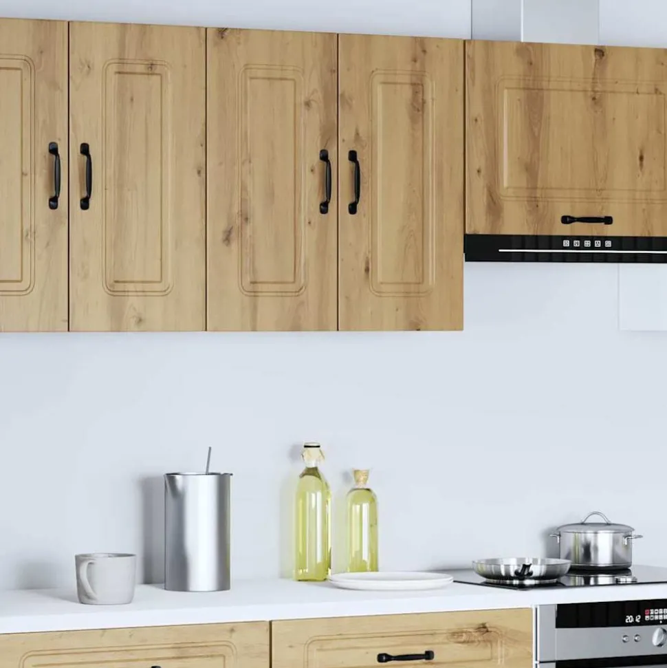 vidaXL Keukenbovenkast Kalmar bewerkt hout artisanaal eikenkleur