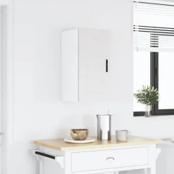 vidaXL Keukenbovenkast Porto bewerkt hout wit