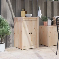 vidaXL Keukendeur MEPPEL Bruin Eiken 50 x 9 x 82 cm Massief grenenhout