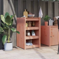 vidaXL Keukenkast voor buiten MEPPEL 55x55x92 cm massief douglashout