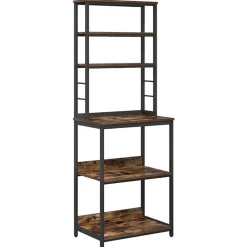 vidaXL Keukenplank Gerookt eiken 60 x 40 x 168 cm Bewerkt hout