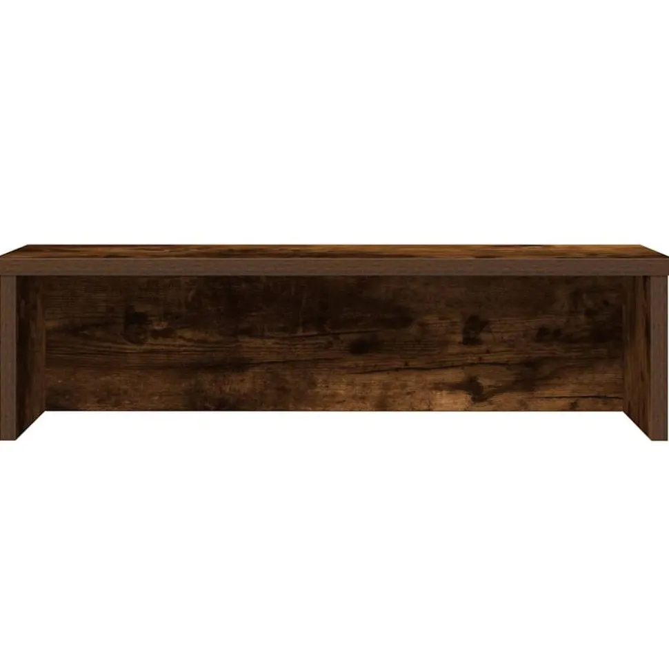 vidaXL Keukenrek stapelbaar 50x15x16 cm bewerkt hout gerookt eiken