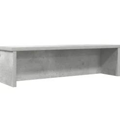 vidaXL Keukenrek stapelbaar 50x15x16 cm bewerkt hout betongrijs