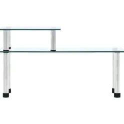vidaXL Keukenschap 45x16x26 cm gehard glas transparent