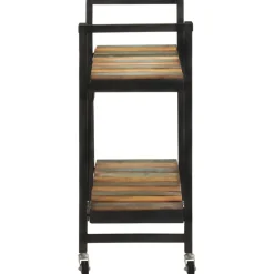 vidaXL Keukentrolley 87x36x81 cm massief gerecycled hout