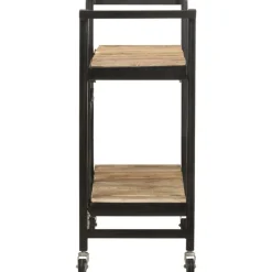 vidaXL Keukentrolley 87x36x81 cm massief mangohout