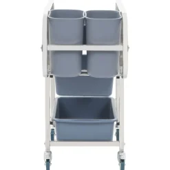 vidaXL Keukenwagen met kunststof containers 82x43,5x93 cm