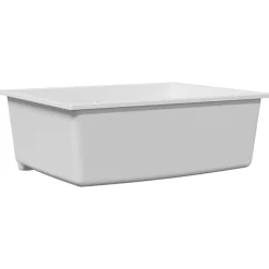 vidaXL Keukenwasbak Wit 54 x 44 x 20 cm Graniet
