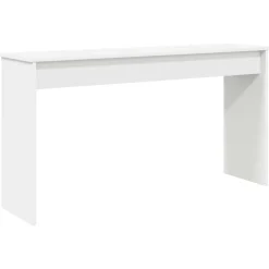 vidaXL Keyboardstand Wit 120 x 32 x 64 cm Bewerkt hout