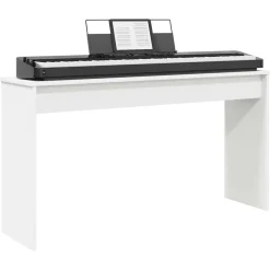 vidaXL Keyboardstand Wit 120 x 32 x 64 cm Bewerkt hout