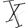 vidaXL Keyboardstandaard verstelbaar enkelvoudig X-frame