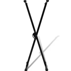 vidaXL Keyboardstandaard verstelbaar enkelvoudig X-frame
