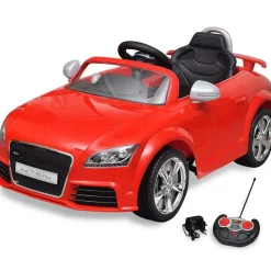 vidaXL Kinderauto elektrisch met afstandsbediening Audi TT RS rood