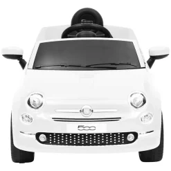 vidaXL Kinderauto Fiat 500 elektrisch wit