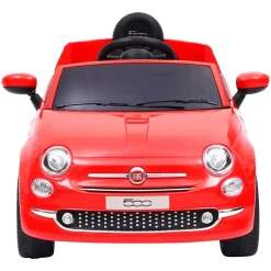 vidaXL Kinderauto Fiat 500 elektrisch rood
